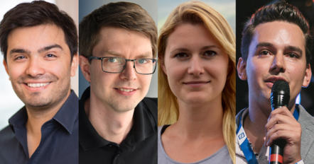 Bildquellen Titelbild (v.l.n.r.): Privat, Anne Günther, Privat, Hamburg Startups