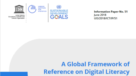 UNESCO Studie "A Global Framework of Reference on Digital Literacy Skills for Indicator"
