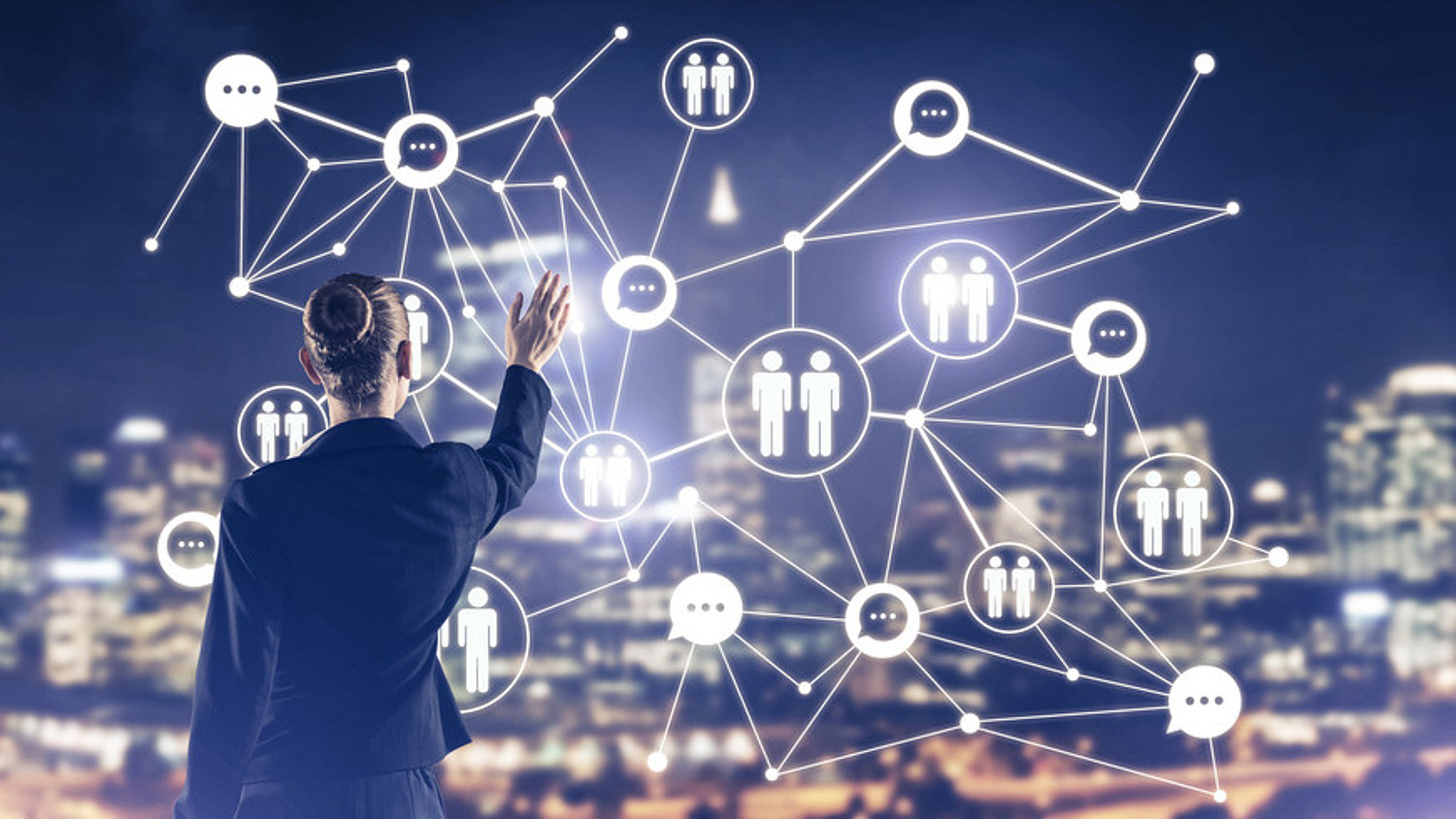 Moderne drahtlose Technologien und Netzwerke als Werkzeug für Effektivität
