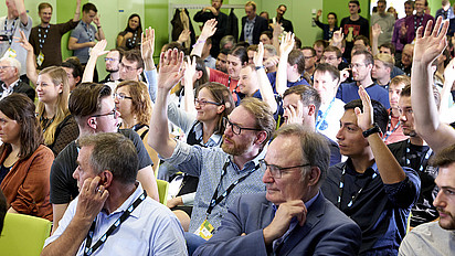 Besucher*innen des Informatik Festivals 2023.