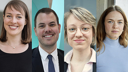 Franziska Boenisch, Dr. Daniel Braun, Bettina Finzel und Mareike Lisker