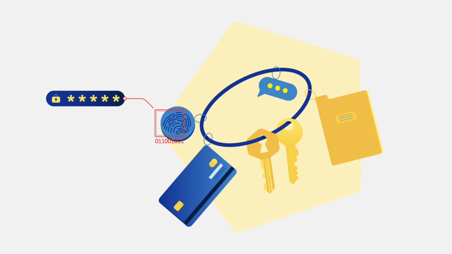 Illustration "IT-Sicherheit und Datenschutz"