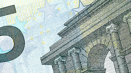 Nahaufnahme eines Fünf-Euro-Scheins