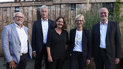 Die drei Preisträger mit GI-Präsidentin Christine Regitz