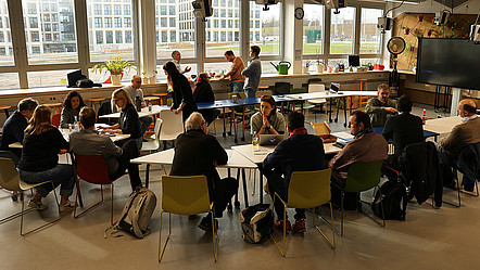 Impression des Workshops: Feedback im Plenum
